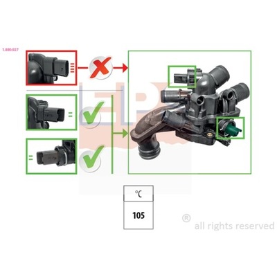 TERMOSTAT, VIDURYS AUŠINAMASIS EPS 1.880.927 