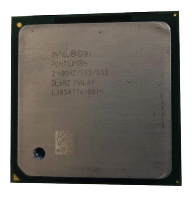 PROCESOR INTEL PENTIUM 4 2.4 GHZ S.478 SL6RZ