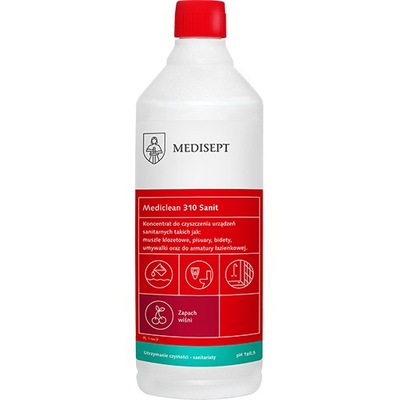 PŁYN CZYSZCZENIE SANITARIATÓW MC310 MEDICLEAN 1L