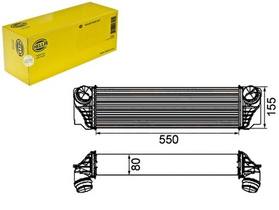 ИНТЕРКУЛЕР BMW 2,0D 3,0D F10 F11 F07 HELLA