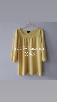 Sweter Henri Bendel 100% kaszmir XS/S