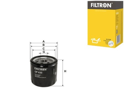 FILTRO ACEITES OPEL ASTRA F ASTRA G 1.7D 2.0 08.94-04.05 FILTRON  