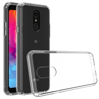 SMUKŁE BEZBARWNE ETUI CASE OBUDOWA PLECKI FUTERAŁ NAKŁADKA do LG Q7
