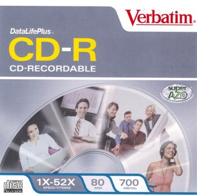 Verbatim CD-R DataLifePlus Super AZO Japan 1szt