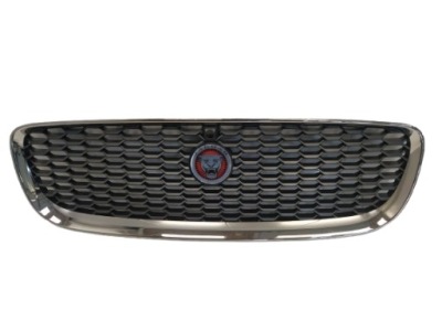 Jaguar e-pace x540 решётка радиатора решётка  радиатора значок чёрный mat хром камера фото №1