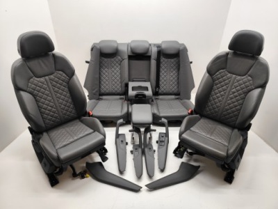 Audi q5 80a s-line сиденья заднее сиденье комплект кожа фото №1