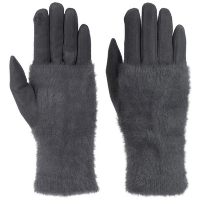 Rękawiczki zimowe damskie alpaka DOTYKOWE
