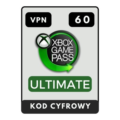 SUBSKRYPCJA XBOX GAME PASS ULTIMATE LIVE GOLD 60 DNI KOD KLUCZ VPN