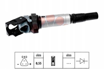 BOBINA DE ENCENDIDO BMW 1 (E81), 1 (E82), 1 (E87), 1 (E88), 3 (E90), 3 (E91),  