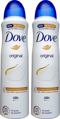 DOVE Original Antyperspirant Spray ZESTAW 2x 250ml