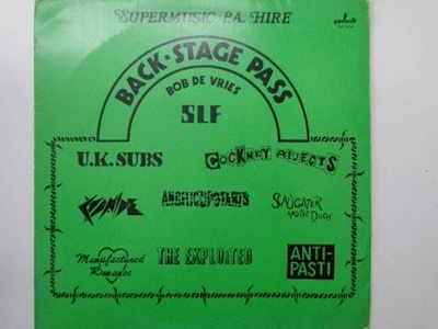 Supermusic P.A. Hire Back-stage Pass
