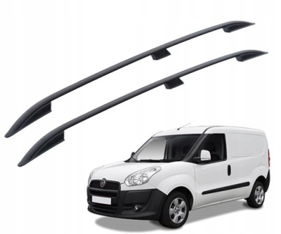 Ford courier transit 2014 - 2023 рейлінги дахові багажник чорні фото №1