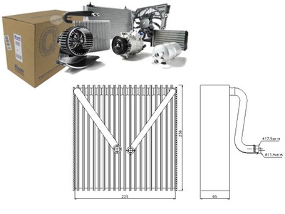 Випарник кондиціонера [nissens] фото №1