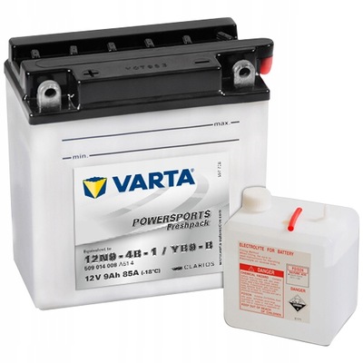 BATERÍA VARTA YB9-B 12N9-4B-1 12V 9AH 85A  