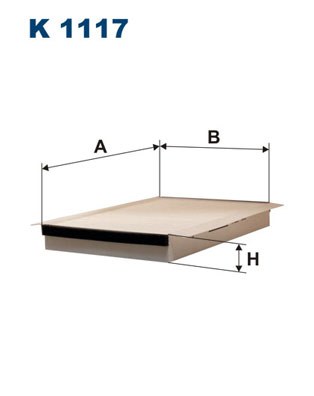 ФИЛЬТР ВОЗДУХА САЛОНА ФИЛЬТРON K1117