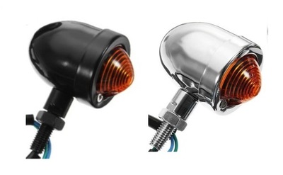 KIERUNKOWSKAZ MOTOCYKL CHROM CHROMOWANE RETRO CHOPPER CUSTOM HARLEY 5cm