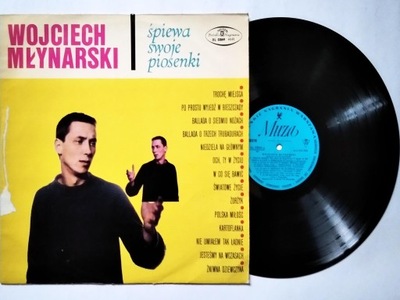 LP Wojciech Młynarski - Śpiewa Swoje Piosenki - 1966 - 1 PRESS - DEBIUT VG+