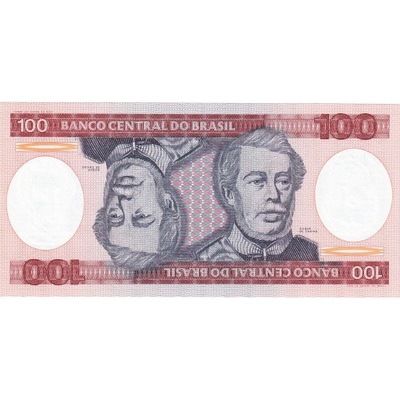 Banknot, Brazylia, 100 Cruzeiros, Undated (1981-84