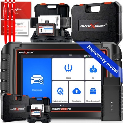 TESTER DIAGNOSTYCZNY AUTOXSCAN RS910 PRO TS POLISH  