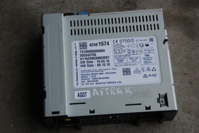 Opel astra k v радио 42481574 фото №1