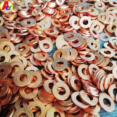 100PCS Injector Nozzle Copper Washer Gaskets Thickness 2mm Inner Dia~38894