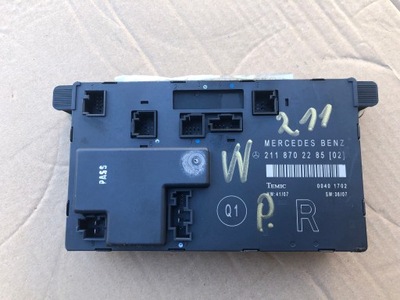 Модуль дверь правый mercedes w211 2118702285 фото №1