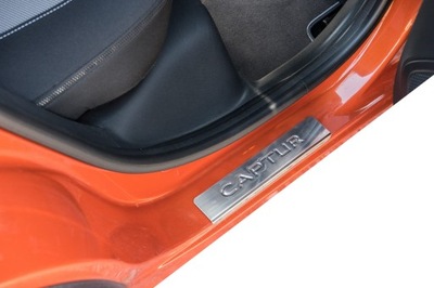 RENAULT CAPTUR 13+ MOLDURAS INTERIOR PARA UMBRALES ACERO  