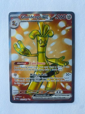 Karta Pokemon: Gholdengo ex (PAR 231) / Paradox Rift