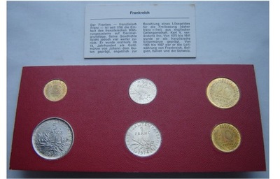 1972 FRANCJA SET MENNICZY