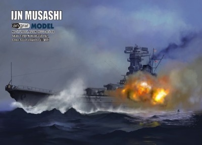 Japoński pancernik IJN MUSASHI, 1/200, Angraf