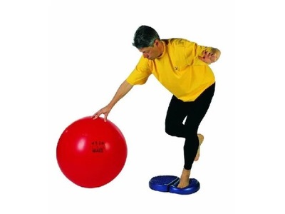 Piłka rehabilitacyjna 55 cm czerwona EMPIS