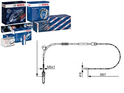 CABLE HAM. RECZ. DB P. W168 97- 04  