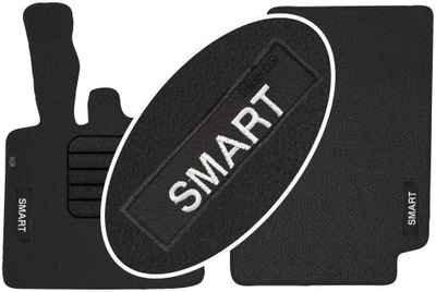 SMART FORTWO I 1998-2007 ALFOMBRILLAS CON WGRZEWKA  