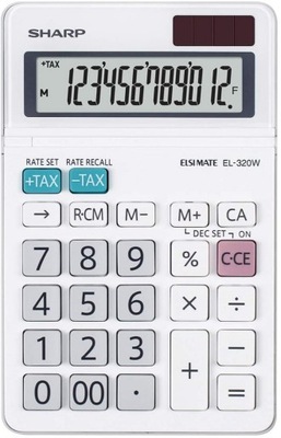 SHARP CALCULATOR DESKTOP ELSIMATE EL320WB