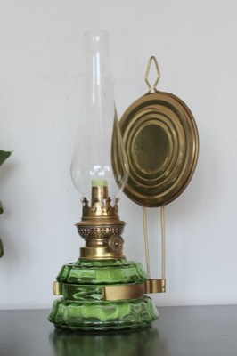 Stara Lampa naftowa wisząca lub stojąca z odblaskiem KOSMOS brenner