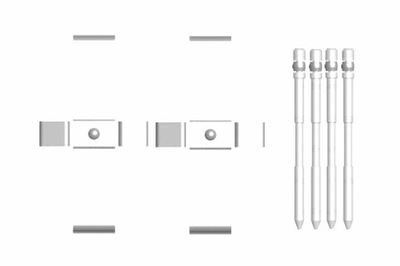 Bosch 1 987 474 440 набор аксессуары, тормозные колодки тормозные фото №1
