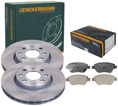 DENCKERMANN DISCOS + ZAPATAS OPEL ADAM 2012- CORSA D 2006- 257X22 PARTE DELANTERA  