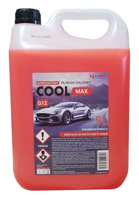 COOLMAX KONCENTRAT DO CHŁODNIC G12 RÓŻOWY 5L ZGODEX