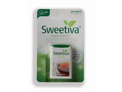 STEVIA SWEETIVA SŁODZIK NATURALNY 200 TABLETEK LAN