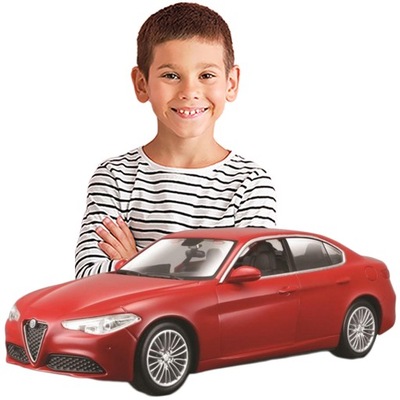 BBURAGO 1:24 Alfa Romeo AUTO Giulia Czerwony