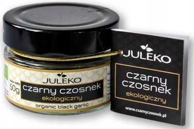 Juleko Czarny Czosnek ząbki Bio 50 g