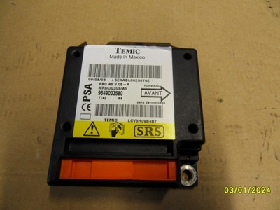 Модуль датчик подушок подушка безпеки citroen c2 9649003580 фото №1