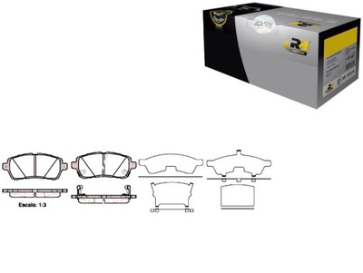 ROADHOUSE ZAPATAS DE FRENADO PARTE DELANTERA MAZDA 2 07> SU  