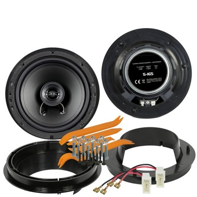 ALTAVOCES 300W FIAT SEDICI OPEL AGILA B PARTE DELANTERA PARTE TRASERA NUEVO DISTANCIAS POTENTE JUEGO  