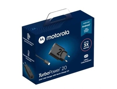 Oryginalna ładowarka Motorola TURBO-POWER 20W