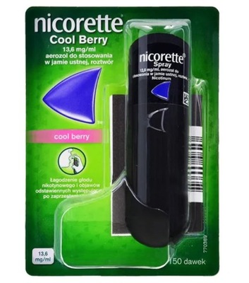 Nicorette Cool Berry aerozol 13,6mg/ml - 150 dawek