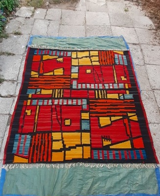 Kilim gobelin new look PRL Maria Janowska