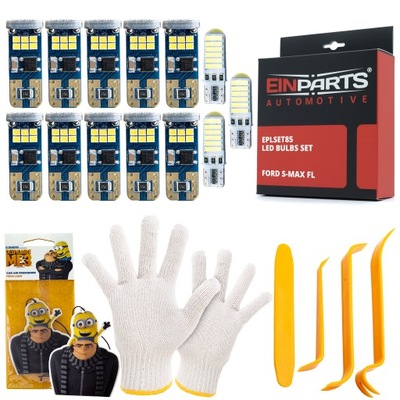 Набір лампочка led освітлення салону do ford s-max fl + аксесуари фото №1