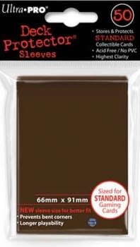 ULTRA-PRO Deck Protector - Solid Brown (Brązowe) 5