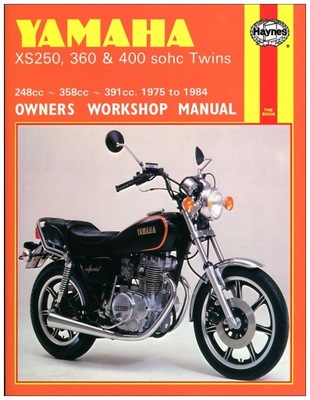 YAMAHA XS250 360 400 SOHC (1975-1984) MANUAL REPARACIÓN HAYNES 24H  